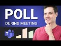 How to Poll During Microsoft Teams Meeting