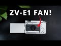 Sony ZV-E1 with a FAN! Overheating fixed?