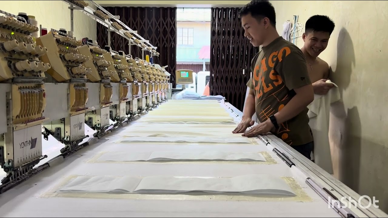 Sideline magsalang ng Barong Embroidery 