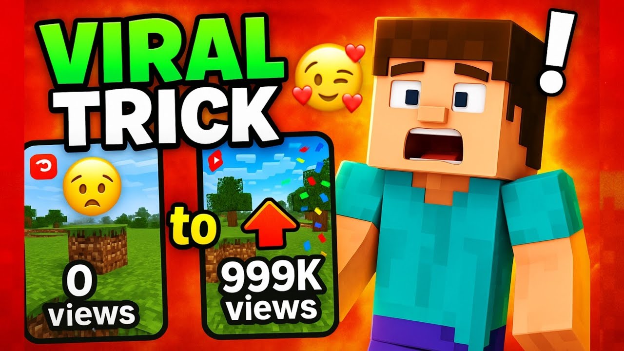🔥How to Make Viral Minecraft Shorts (Using Today’s Trends)