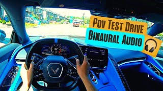 2020 Chevrolet Corvette 3LT POV Drive (Binaural 3D Audio) ASMR