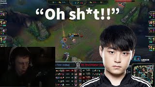 Caedrel Is Amazed By Diana One Trick Solo Killing DK Showmaker!!