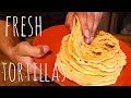 How To Make Fresh Flour Tortillas At Home Or While Camping! Step By Step
