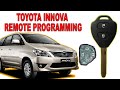 Toyota Innova Remote Programming | How To Program Innova Remote