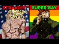 Jojo memes straight vs gay edition