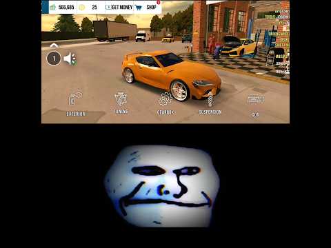 supra speed glitch in car parking multiplayer #youtubeshorts