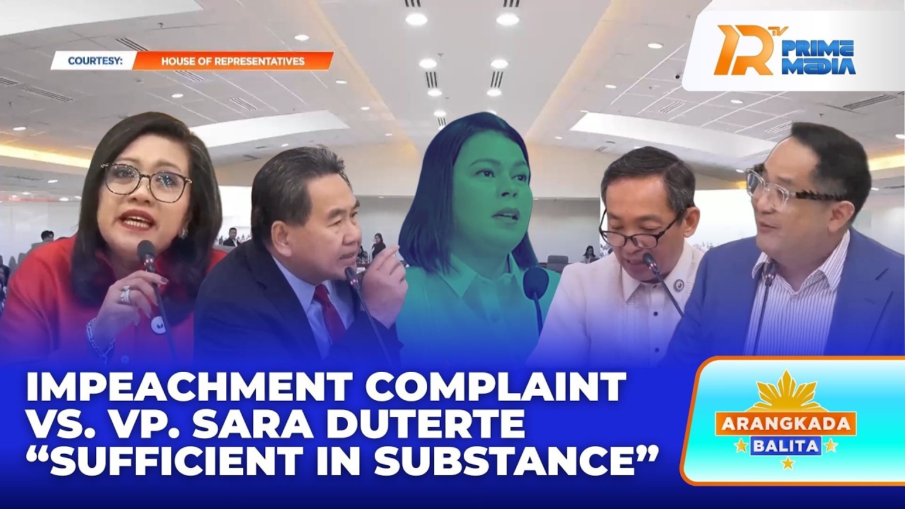 Жалобы об импичменте вице-президенту Дутерте: «достаточно по существу» | Аранкада Балита