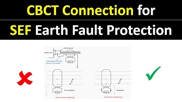 CBCT sensitive earth fault connection