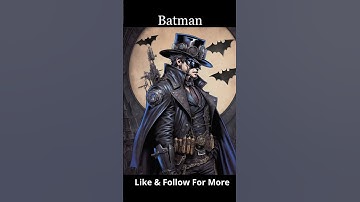 Steampunk Variations of DC Characters Depicted By Ai Part 1!