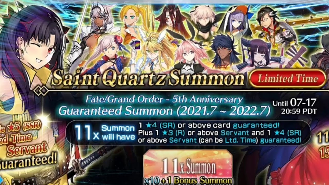 FGO 5th Anniversary Summons