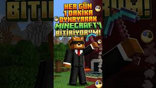 Her Gün 1 DAKİKA Oynayarak MINECRAFT'ı Bitiriyorum! | Gün 3 | #minecraft