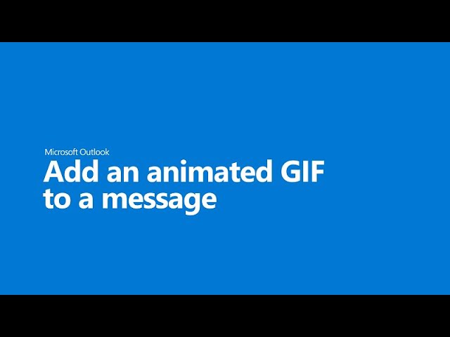 How to Insert a GIF Into an Email