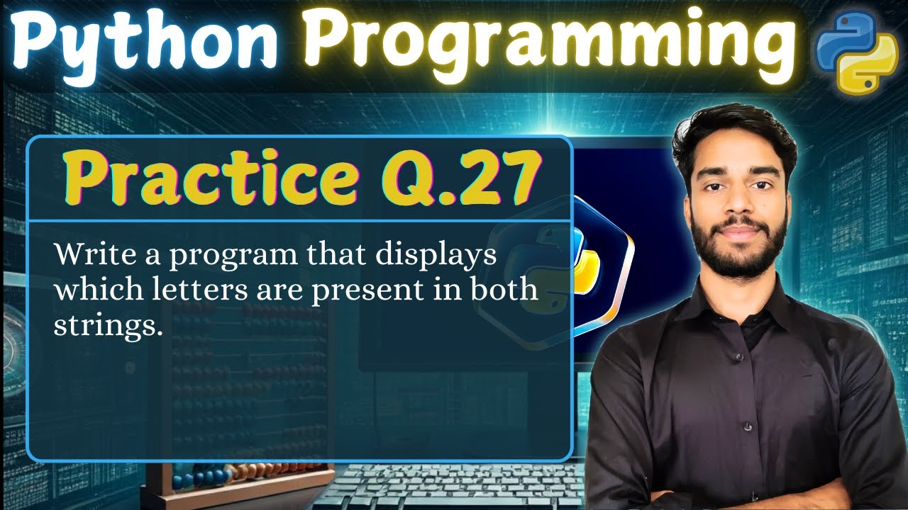 Python Practice Question 27 | Complete Python Playlist | Python ...