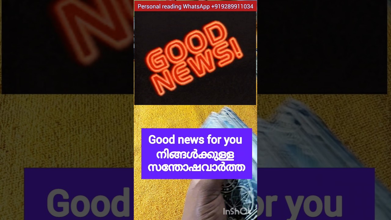 നിങ്ങൾക്കുള്ള ഗുഡ് ന്യൂസ് #tarot #shortsviral #astrology #motivation #malayalam #pravasi