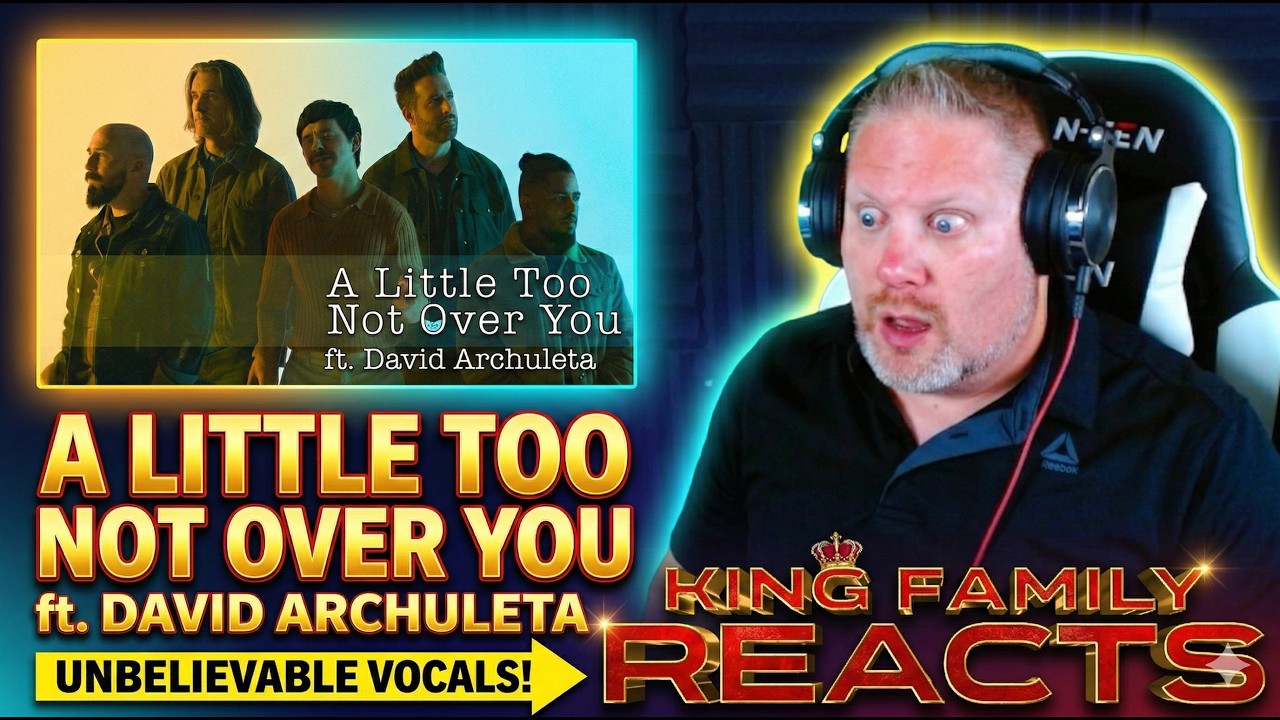 David Archuleta & VoicePlay are UNBELIEVABLE! | A Little Too Not Over You (Reaction)
