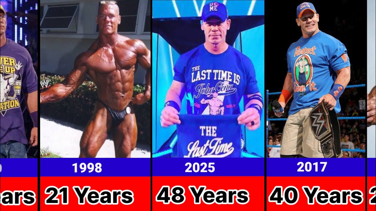 JOHN CENA Transformation From 1998-2025 | Transformation of John Cena