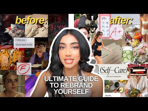 HOW TO REBRAND \u0026 REINVENT YOURSELF | easy steps to change your life NOW and recreate yourself