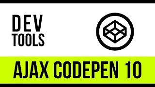 11 - Dev tools - Javascript Ajax codepen.io Dummy Data JSON
