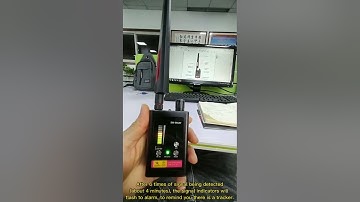 SM-066AT Professional GPS Tracker Detector Test Video