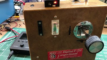 FRSky XHT/DHT module Power up - upgrade of an 1970s era MRC single stick RC transmitter to 2.4