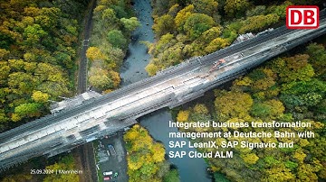 Integrated business transformation management at DB with SAP LeanIX, SAP Signavio and SAP Cloud ALM