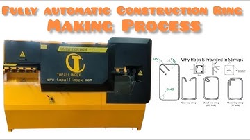 CNC Construction Ring Making Machine | One Dimensional Ring Making Machine for Steel Traders