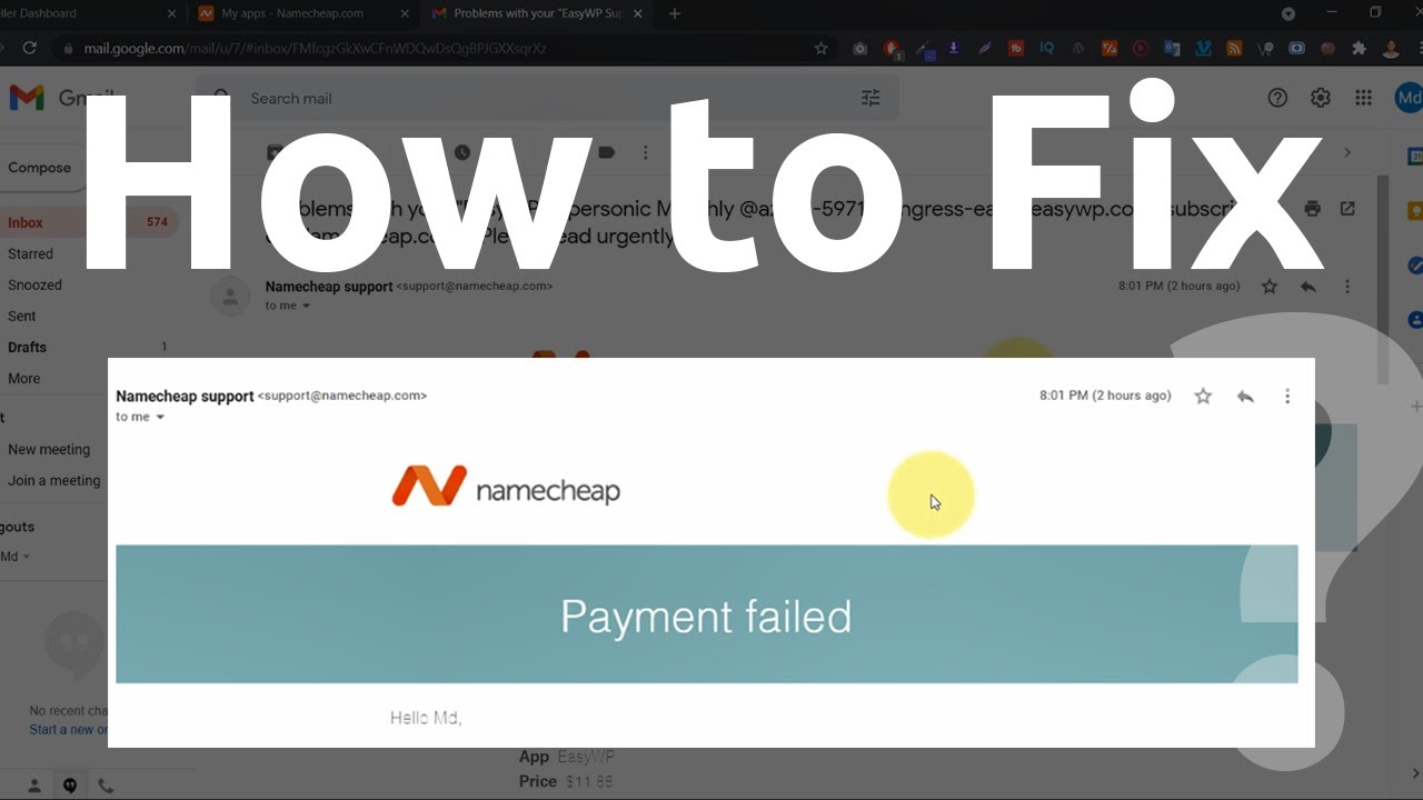 How to disable EasyWp autoRenew | NameCheap Payment Fail