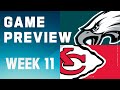 Philadelphia Eagles vs. Kansas City Chiefs | 2023 Week 11 Game Preview