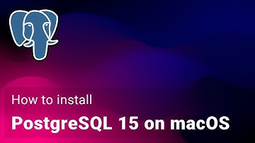 How to install PostgreSQL 15 on macOS using Homebrew