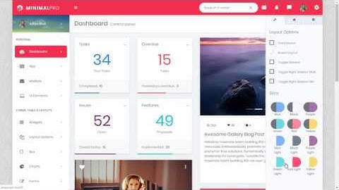 Minimal Pro Boxed - Bootstrap Admin Dashboard