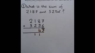 Addition Th H T U - Lesson