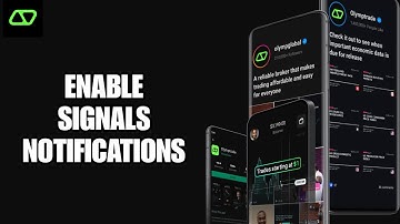 Hoe schakel je signaalmeldingen in op de Olymptrade-app? | Stap voor stap