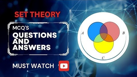 MCQ on Set Theory