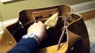 Saddleback Leather Bucket Backpack 