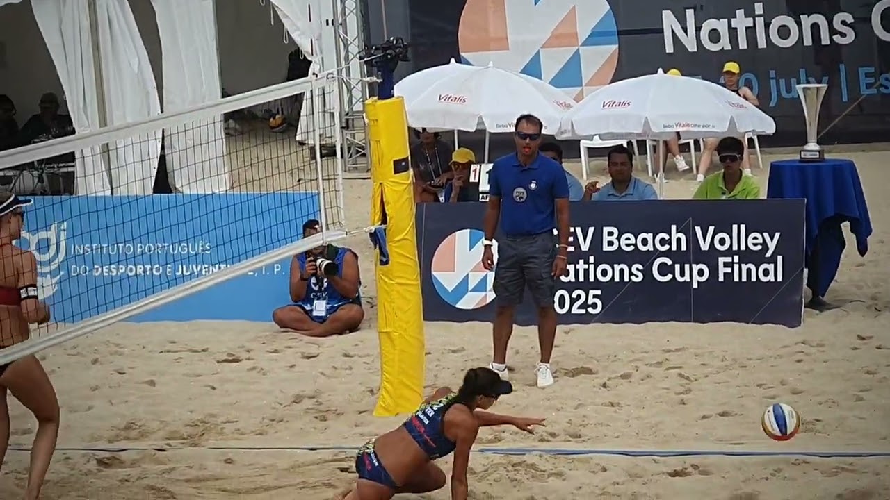 🏐 Maryna Hladun & Tetiana Lazarenko- Espinho 