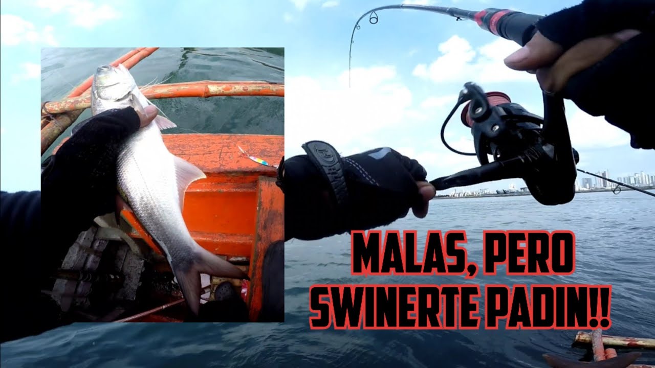 Searching for the Biggest threadfin Salmon Manila Bay Boat Casting