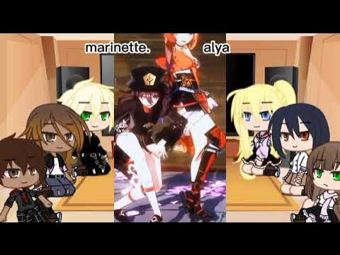 mlb react to marinette as random characters \part 2?/