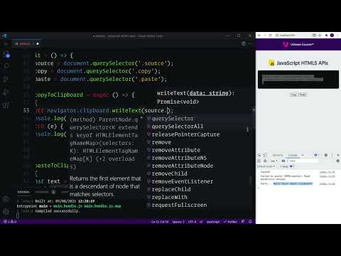 JavaScript HTML5 APIs