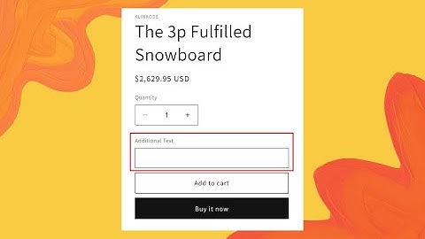Add Custom Text Fields to Shopify Product Pages - No App Required!