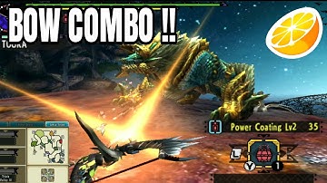 LIGHTING WOLF !! BOW X VALOR MONSTER HUNTER XX /MHGU ANDROID GAMEPLAY (CITRA EMULATOR)