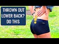 What To Do When You Throw Your Lower Back Out (In the Morning)