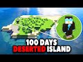 I survived 100 days on a deserted island