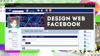FINAL DESIGN FACEBOOK WITH HTML, CSS, AND JAVASCRIPT