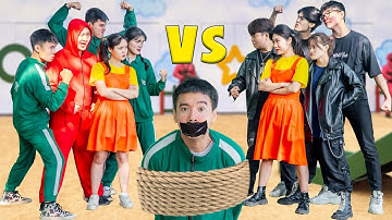 Đại Chiến Trò Chơi Con Mực Giải Cứu Long Bầu Trời SQUID GAME 2021 | Dũng Chuối