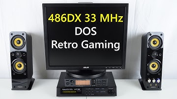 486DX 33 MHz DOS Retro Gaming PC Roland MT-32 Sound Canvas