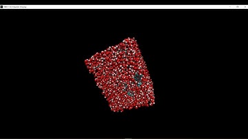 Solvation of a protein in a water box by using VMD