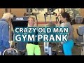 BADASS Old Man Gym Pranks 3!! - Workouts Gone Wrong;)