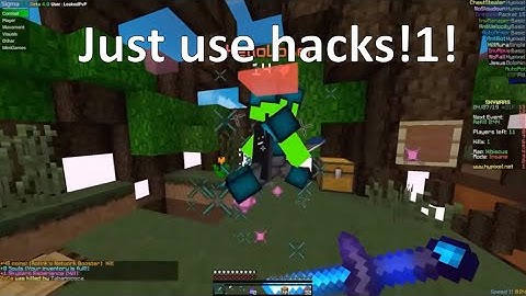 Bad minecraft pvp tutorials be like