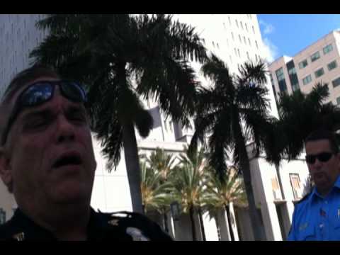 Miami Federal Court House Questioned Twice By Home Land Security & Given Violation Notice Part 2