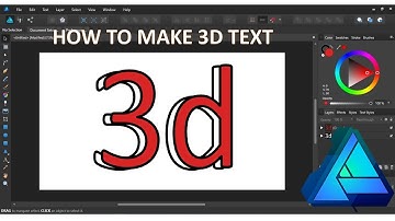How to make 3D text in Affinity Designer
